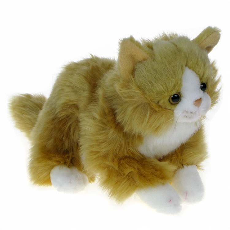 

Maskotka Kot Kotek leżący jasnobrązowy 23cm 48822