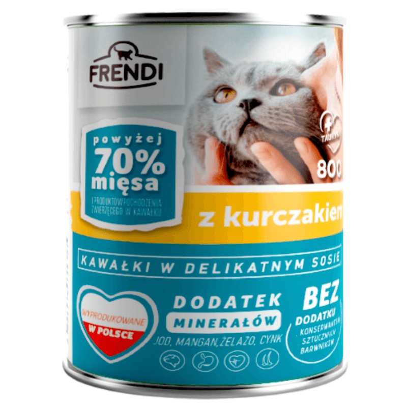 Frendi kousky v omáčce s kuřecím masem mokré krmivo pro kočky 800 g