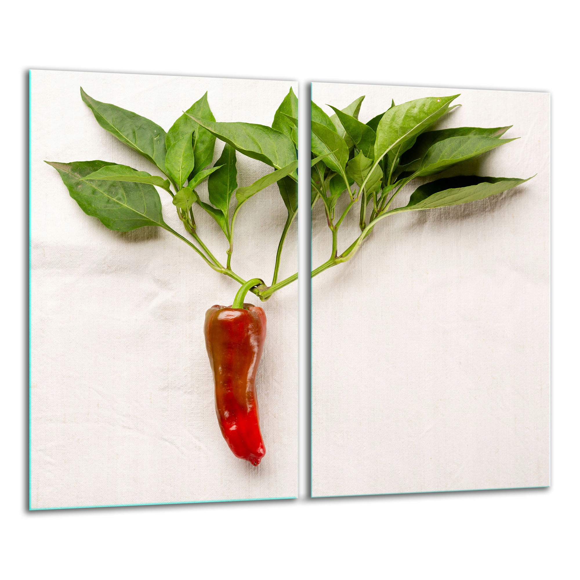 7v1 Skleněná Krájecí Deska 2x 30x52 Paprika