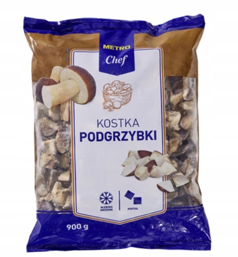 Metro Chef Podhoubí kostka mražená 900 g čerstvé houby do polévek, omáček a pokrmů