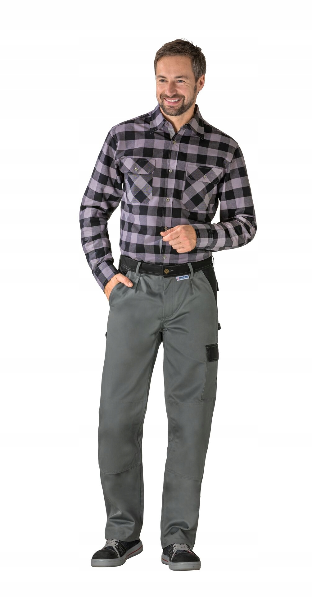 Pracovní kalhoty do pasu Planam Tristep r90