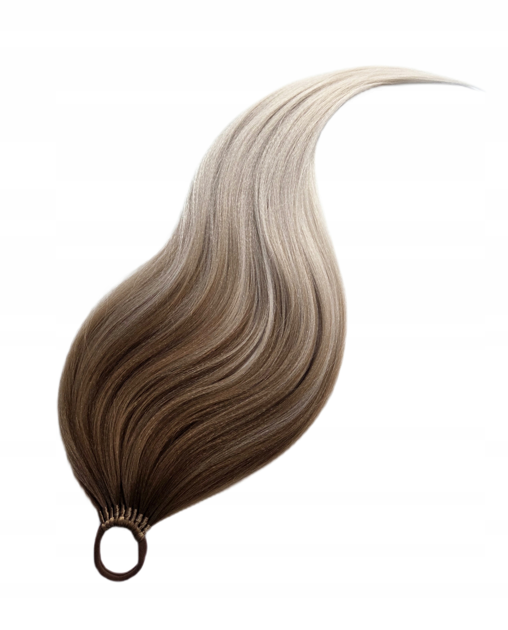 Poník na gumičce, Kuc-Gumka, Příčesek, hnědý blond, Přírodní Žena, 80 cm