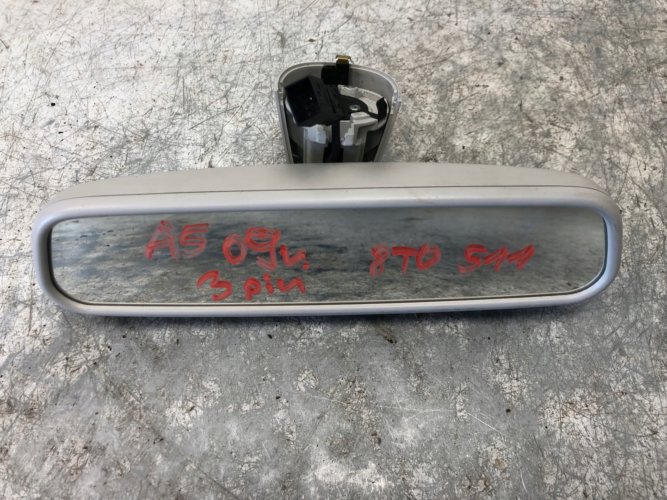 mirror inner 3 PIN AUDI A5 8T0857511