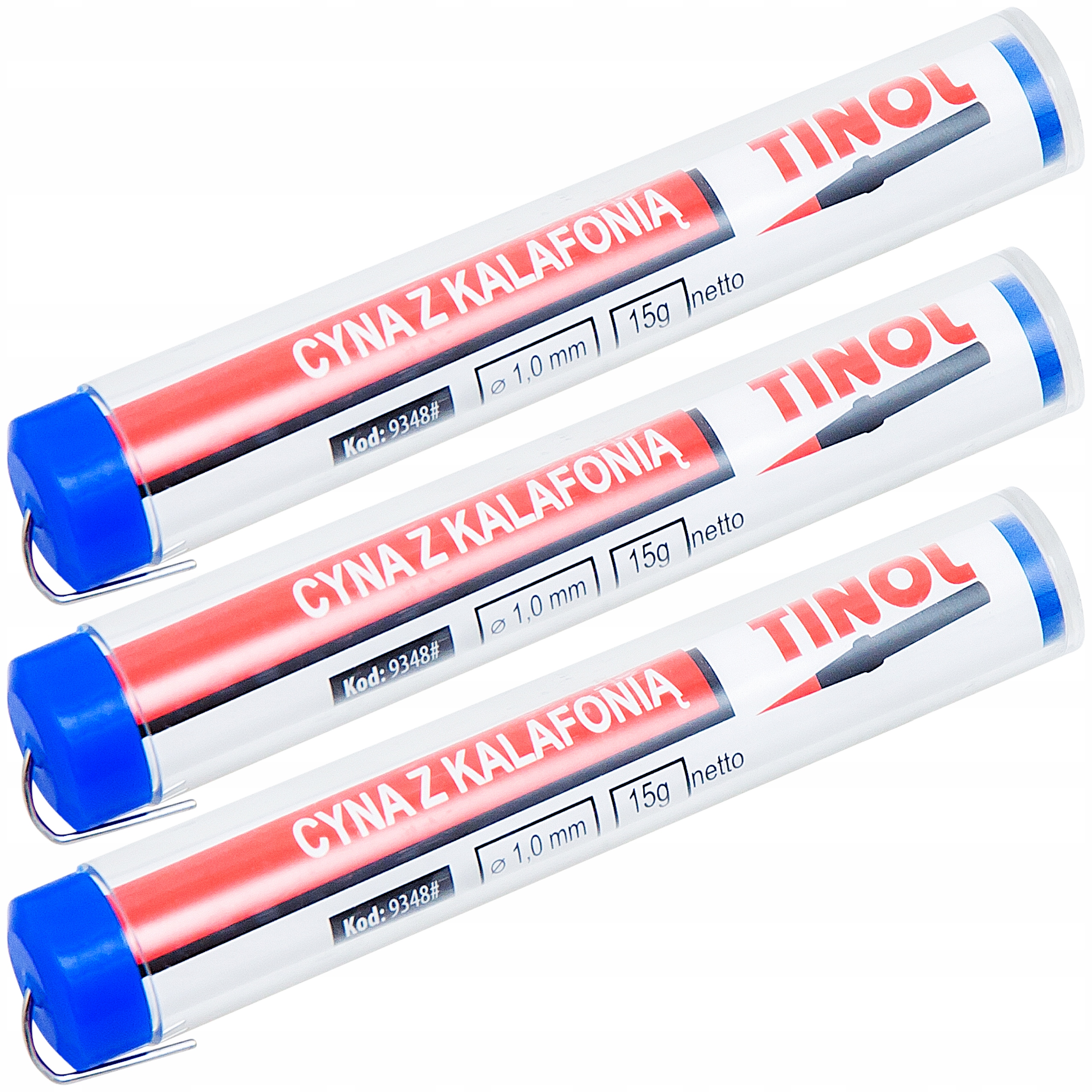 

3X Cyna Spoiwo Lutownicze Z Topnikiem 1MM Zestaw