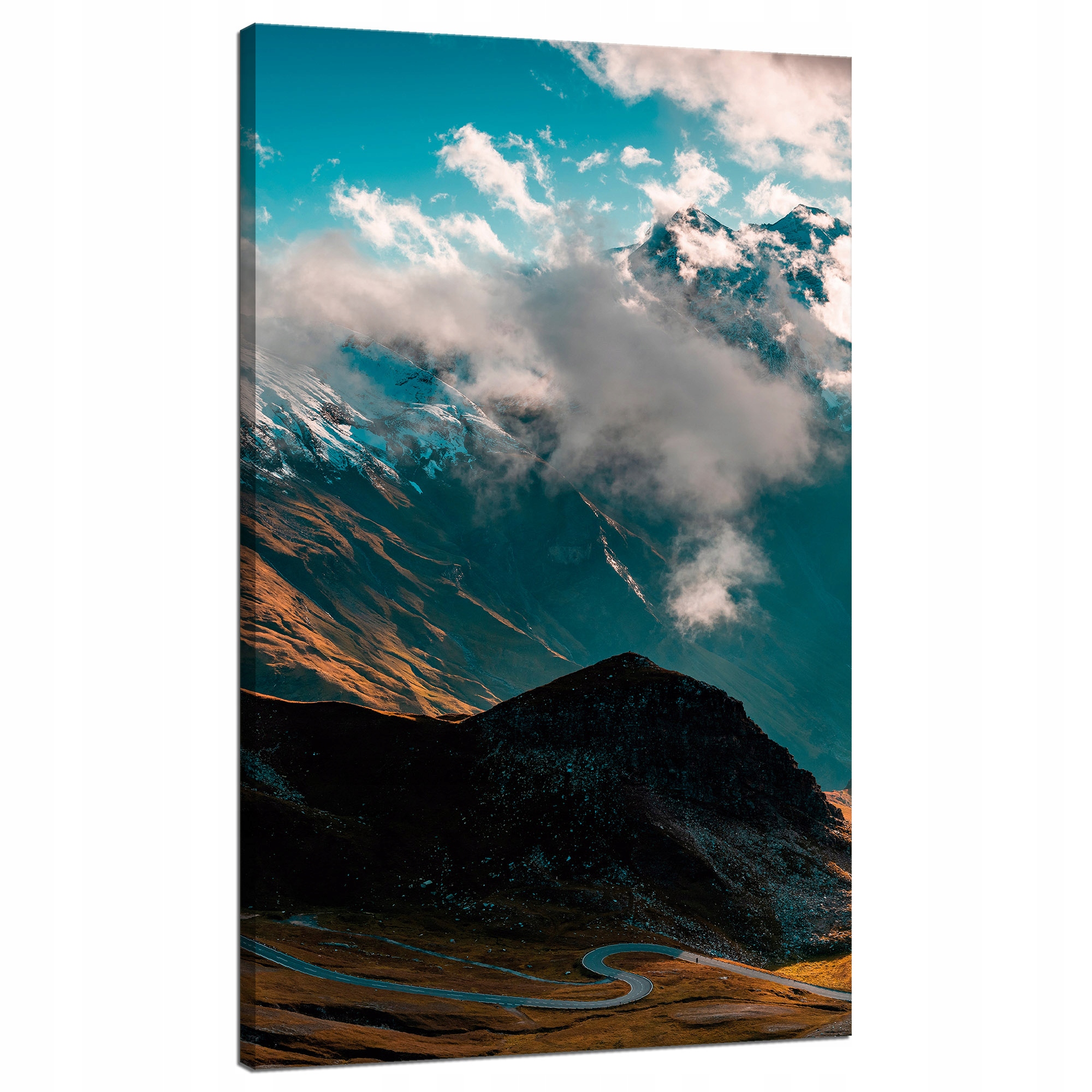 Obraz na plátně Sněhové hory Vrcholy mraků Příroda 70x120 cm