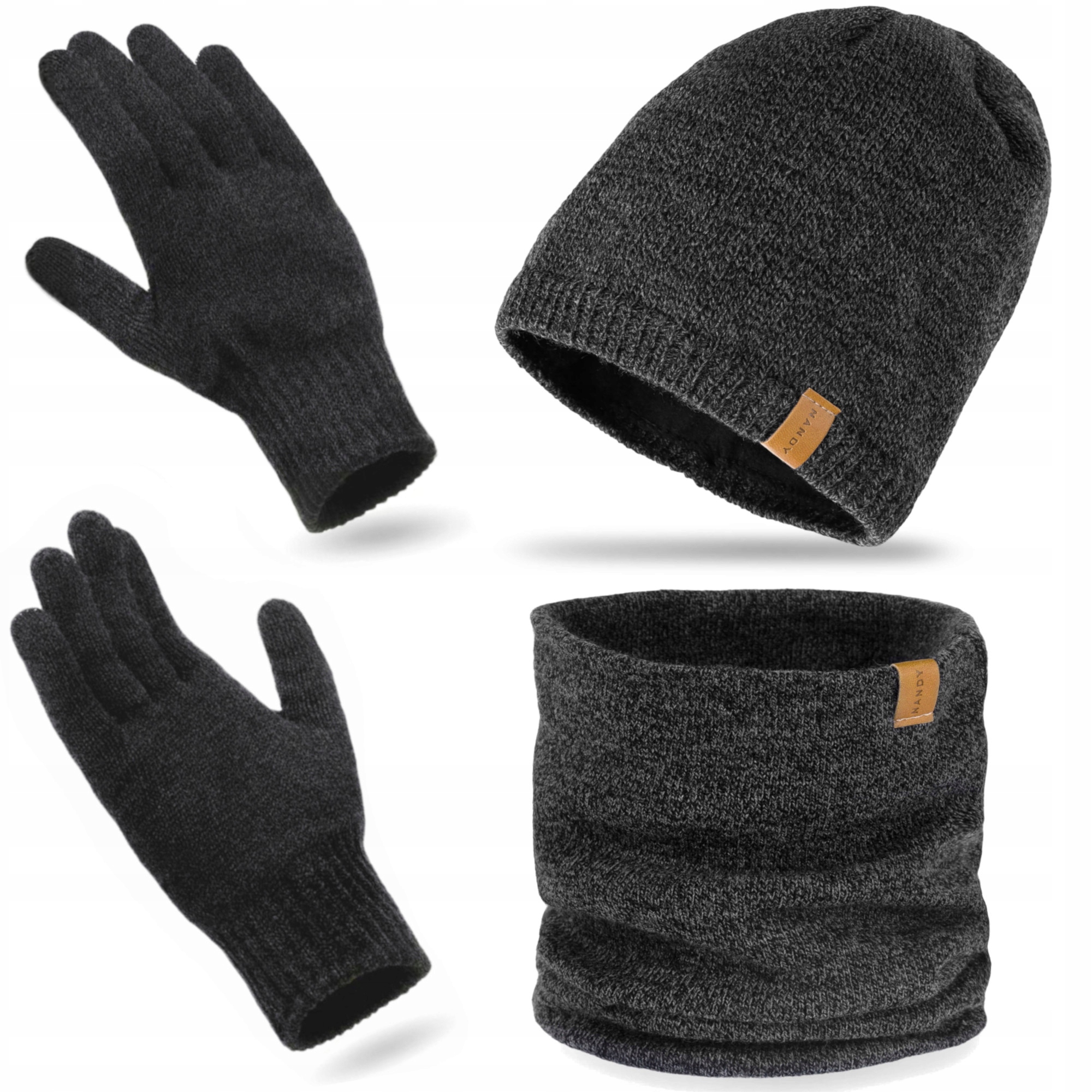 Nandy Polský zimní komplet Čepice Nákrčník Rukavice