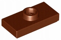 

10 szt Lego 15573 Reddish Brown Jumper, Nowy
