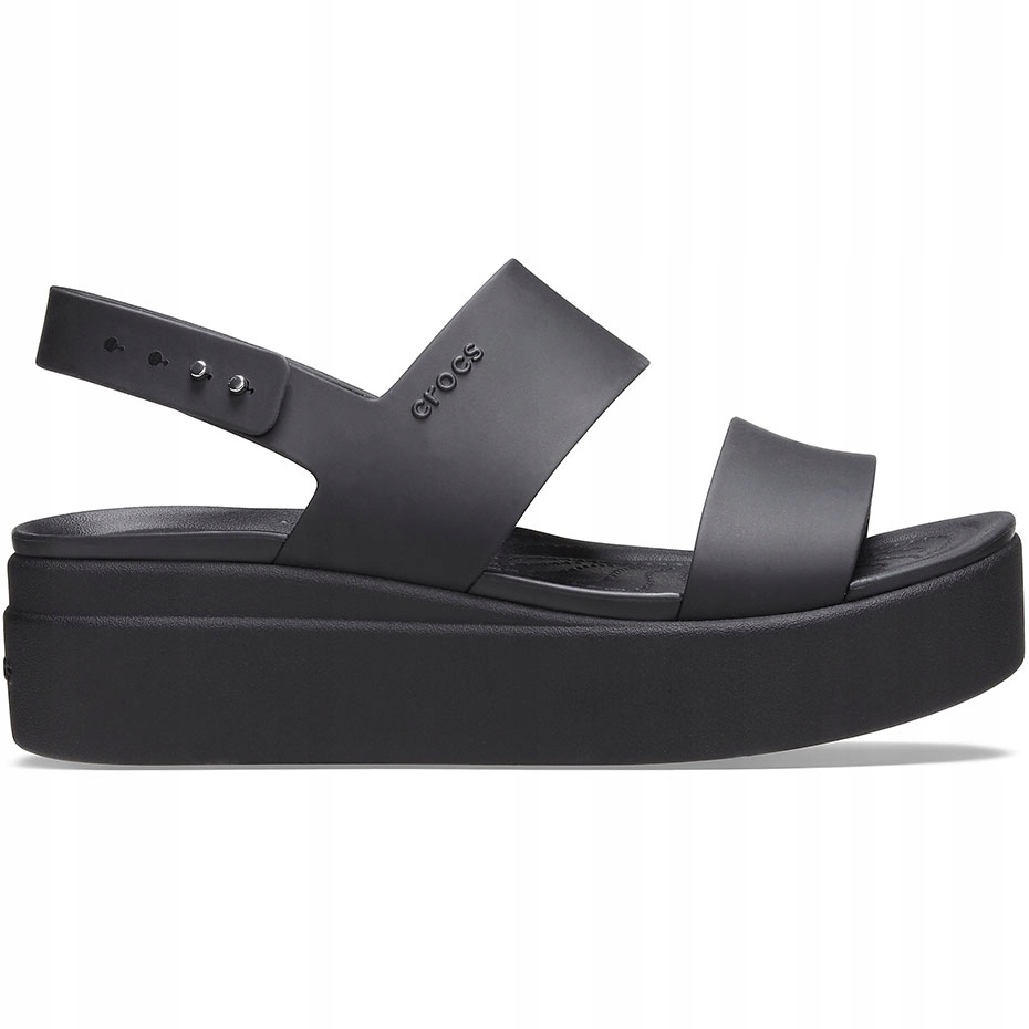 Dámské sandály Crocs Brooklyn Low Wedge, černé, Vel. 42