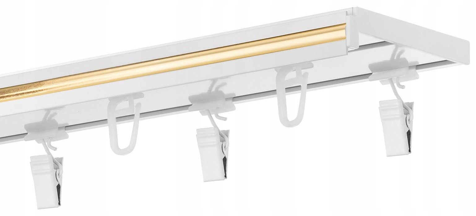Garnýž Al Stropní Lišta Aluminiová Galaxy Slim s mini přední částí, barva 200 cm