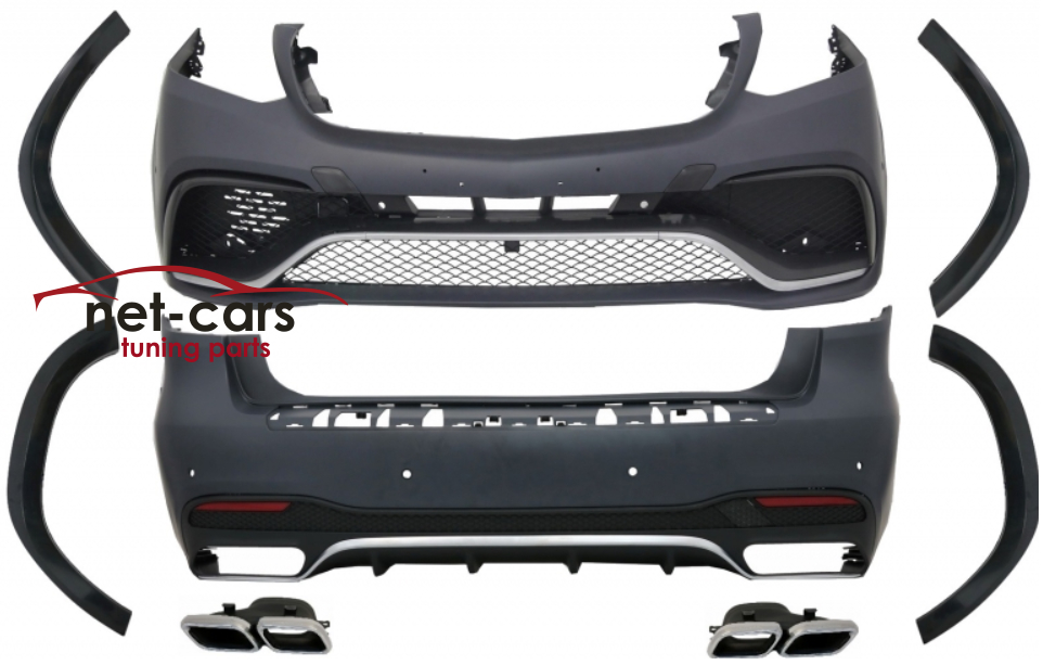ZDERZAK PRZOD TYL KIT MERCEDES X166 GLS 16- 63 AMG