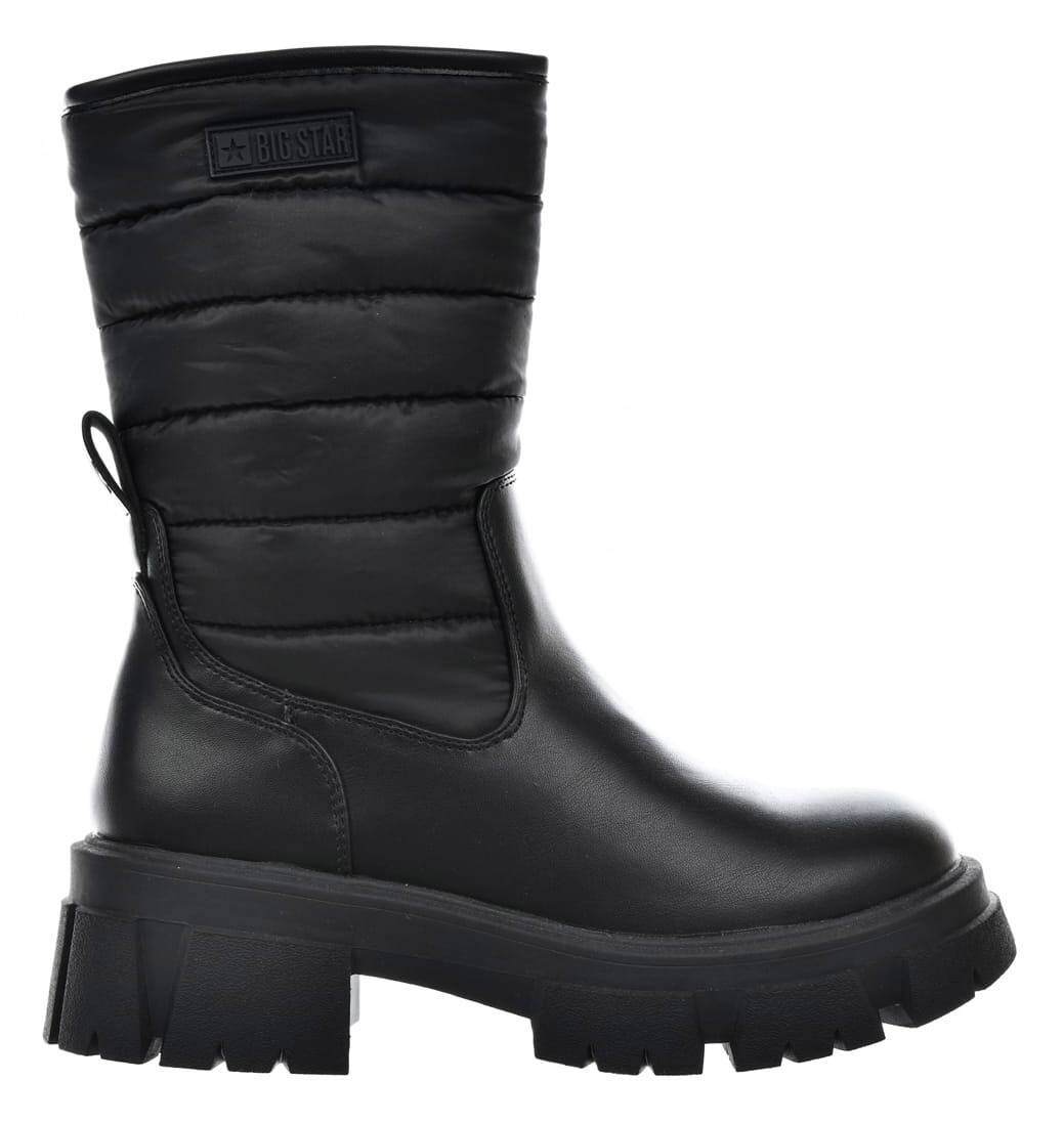 Černé zateplené kozačky Big Star MM274068 41