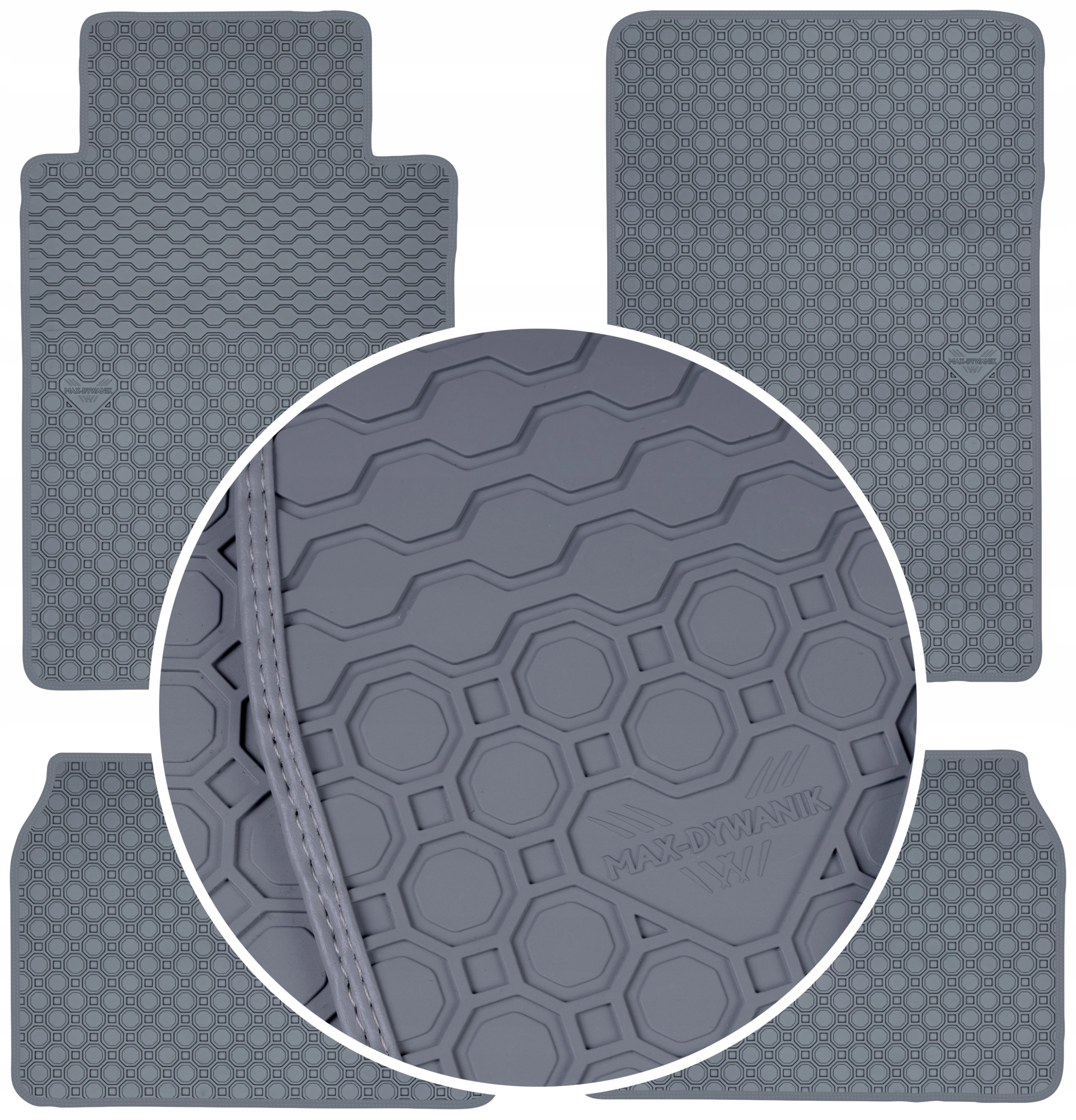 Mercedes E-klasa W124 1984-1997 Koberce Šedé