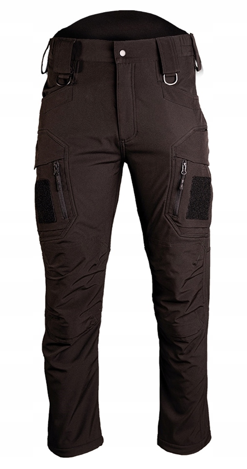 Mil-Tec Spodnie Ocieplane Softshell Assault Czarne M