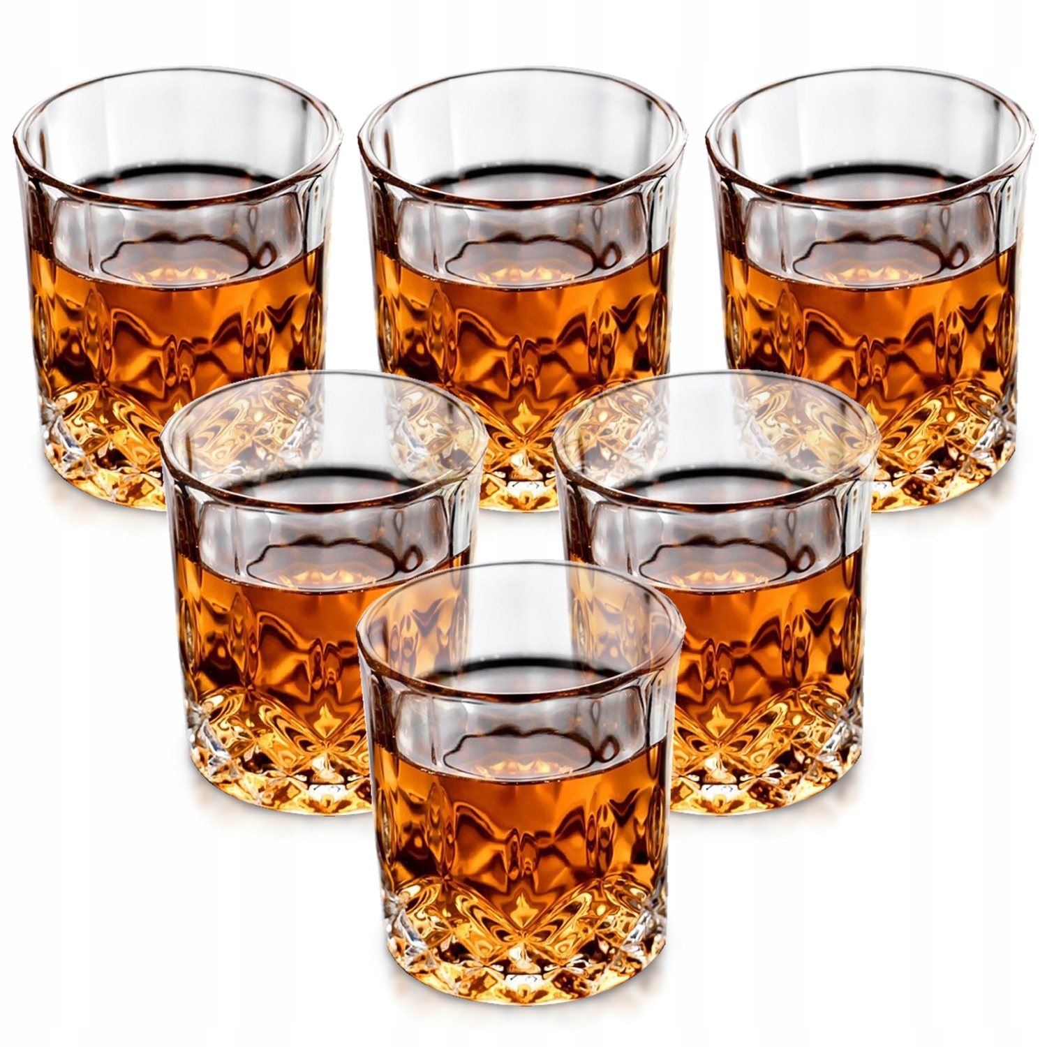 

Stylowe Szklanki Do Whisky Drinków Zestaw 6SZT