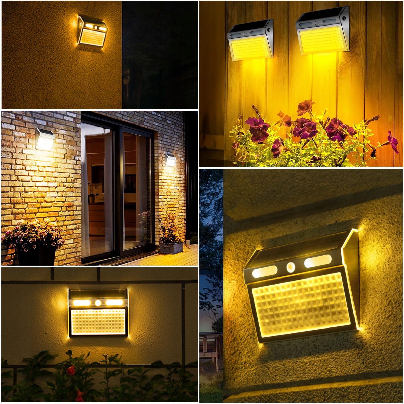 TOTHDATE Solarna Lampa Z Czujnikiem Ruchu 112 LED IP65 Do Ogrodu i Garażu — miniatura 5