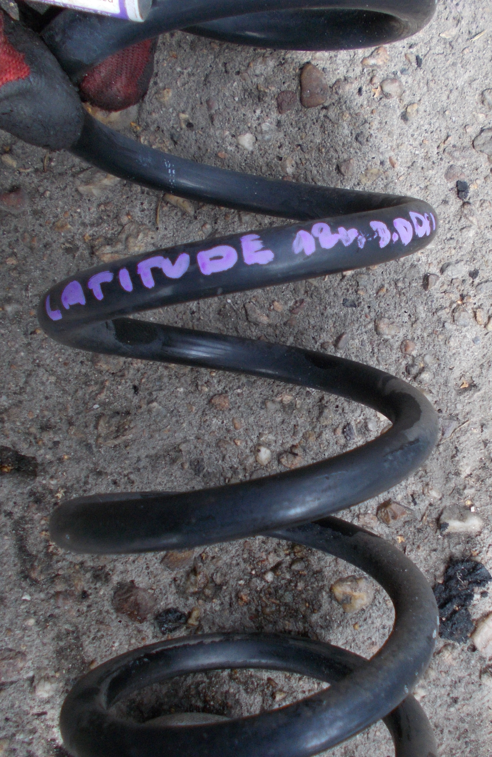 RENAULT LATITUDE 3.0 DCI 12R springs springing rear part KPL