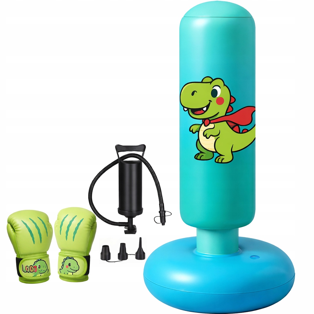 Worek treningowy dla dzieci 120 cm – do Mma Boksu rękawice i pompka