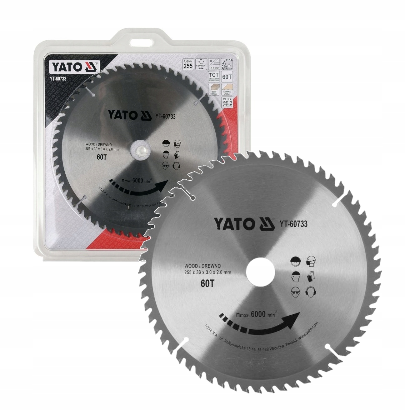 

Tarcza Do Drewna 255 60T 30 Widiowa Yato YT-60733