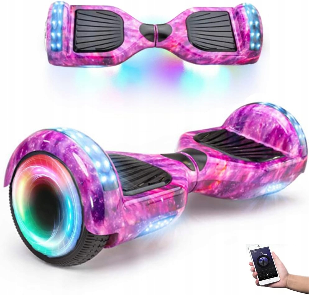 Deskorolka Elektryczna Hoverboard 6,5 Cala Deska 6,5' 6,5` Pink