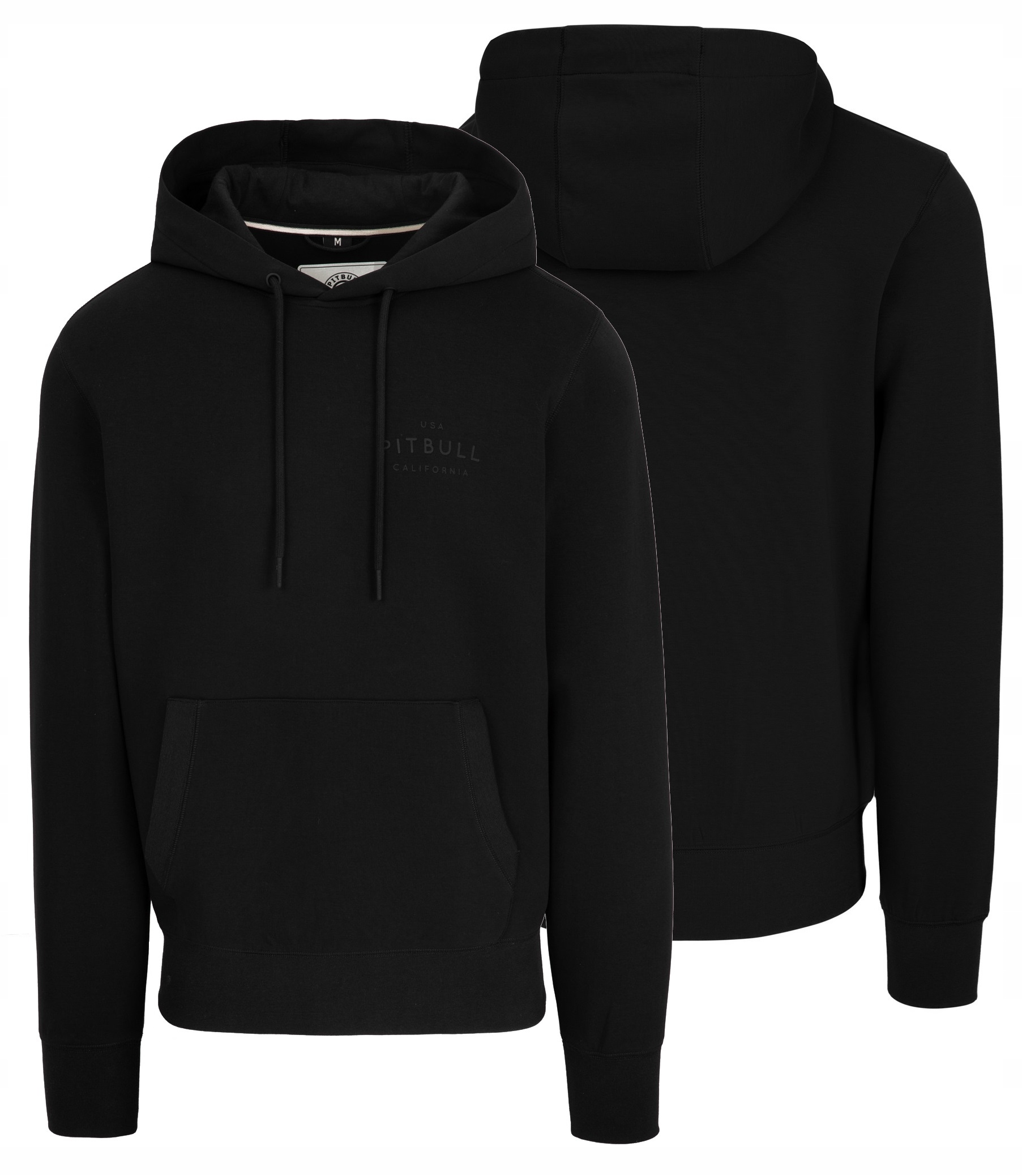 Pánská Mikina S Kapucí Pitbull West Coast Sampson Hooded Black S