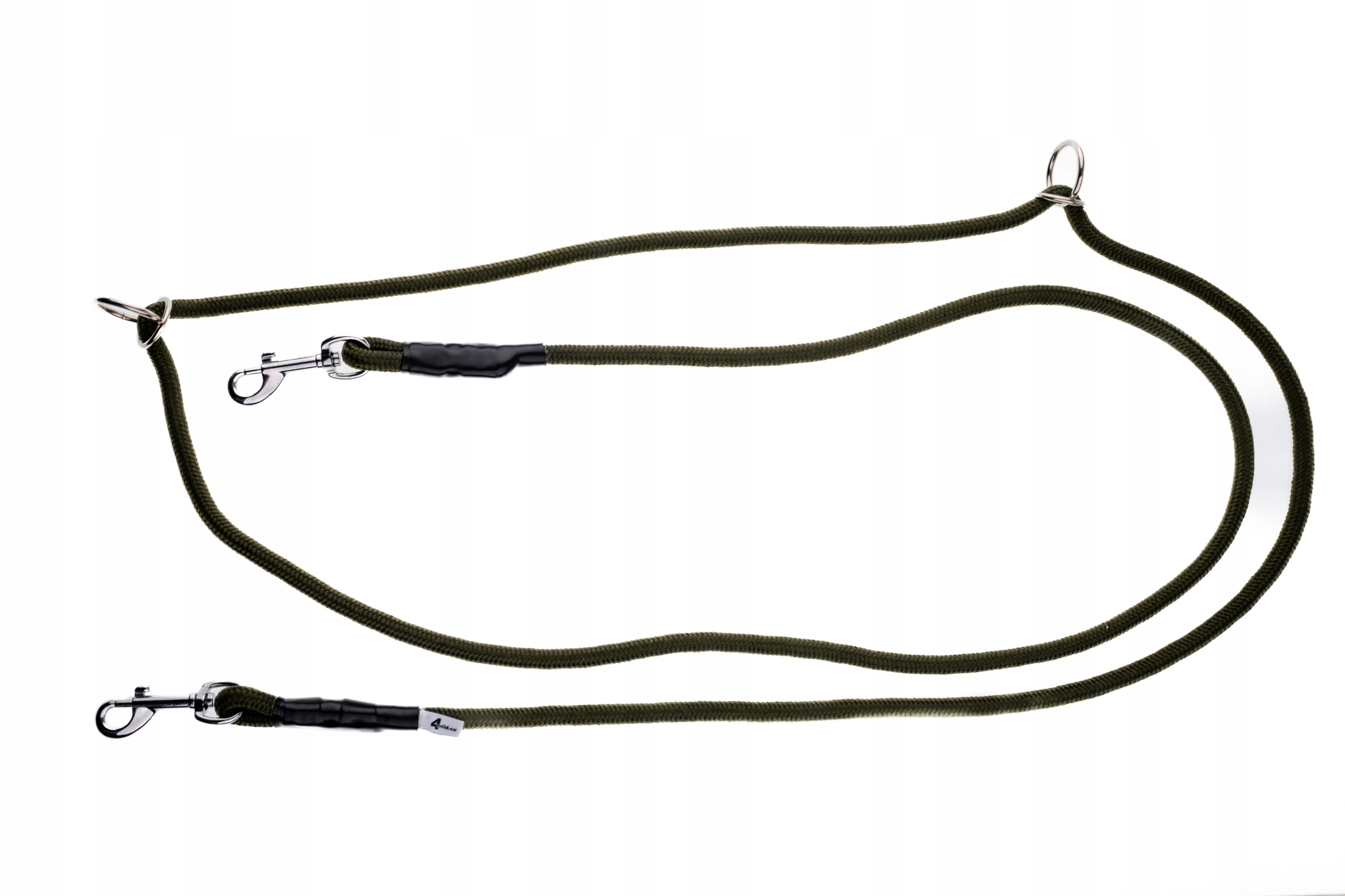 Levně Vodítko přepínací nastavitelné přepětí Khaki 260cm 8 mm vodítko přes rameno