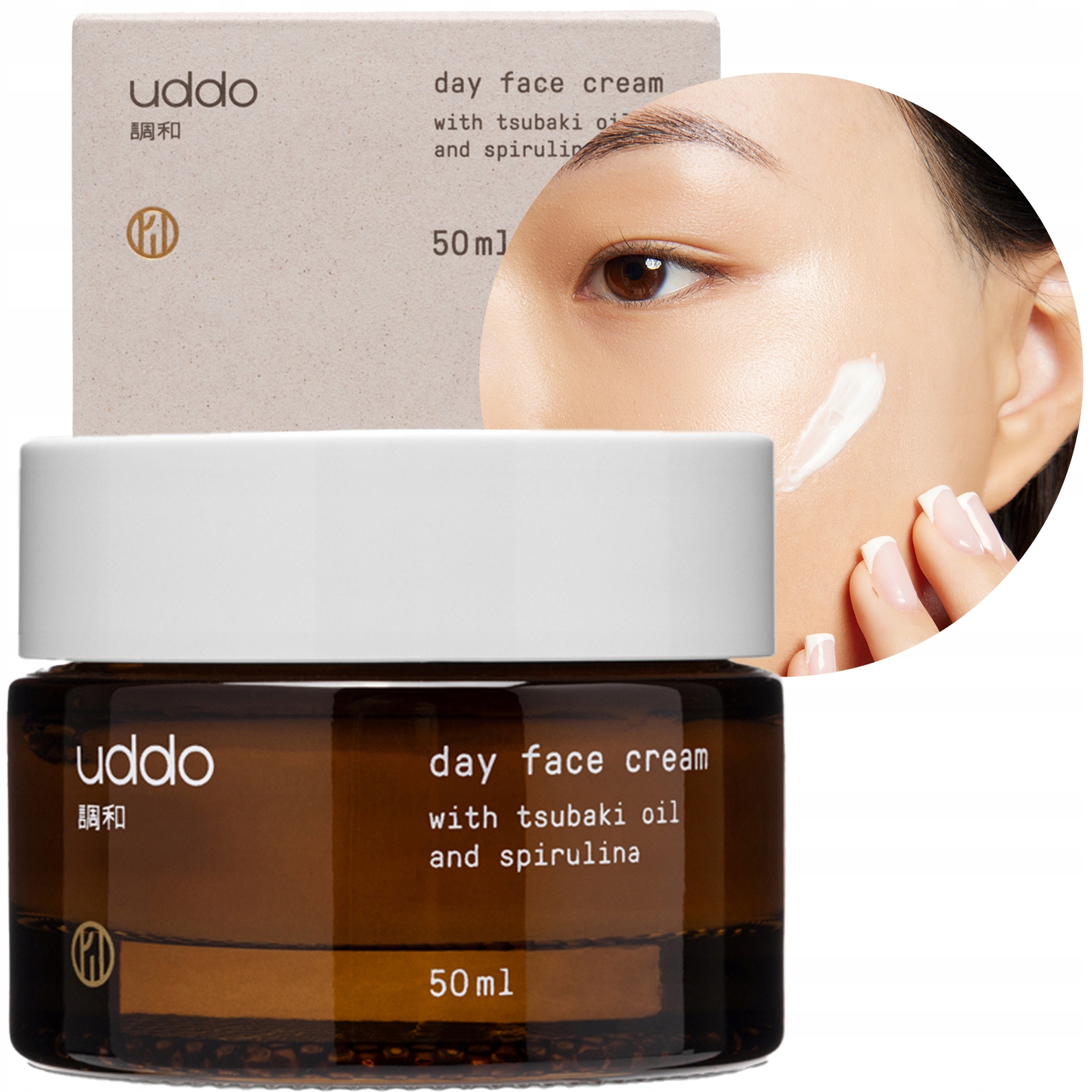 Denní krém na obličej s přírodními oleji Uddo pro aknózní pleť 50 ml