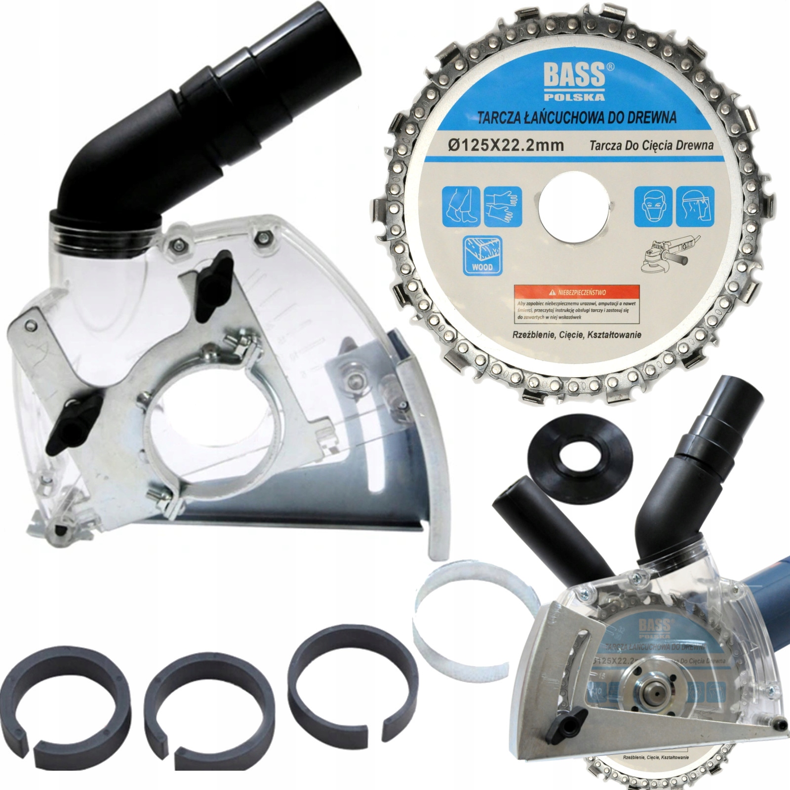 

Osłona Z Odsysaniem Szlifierka Piła Tarcza 125mm