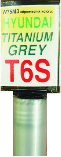 Hyundai T6S Titanium Grey Lakier Samochodowy Zaprawka Do Rys Arasystem