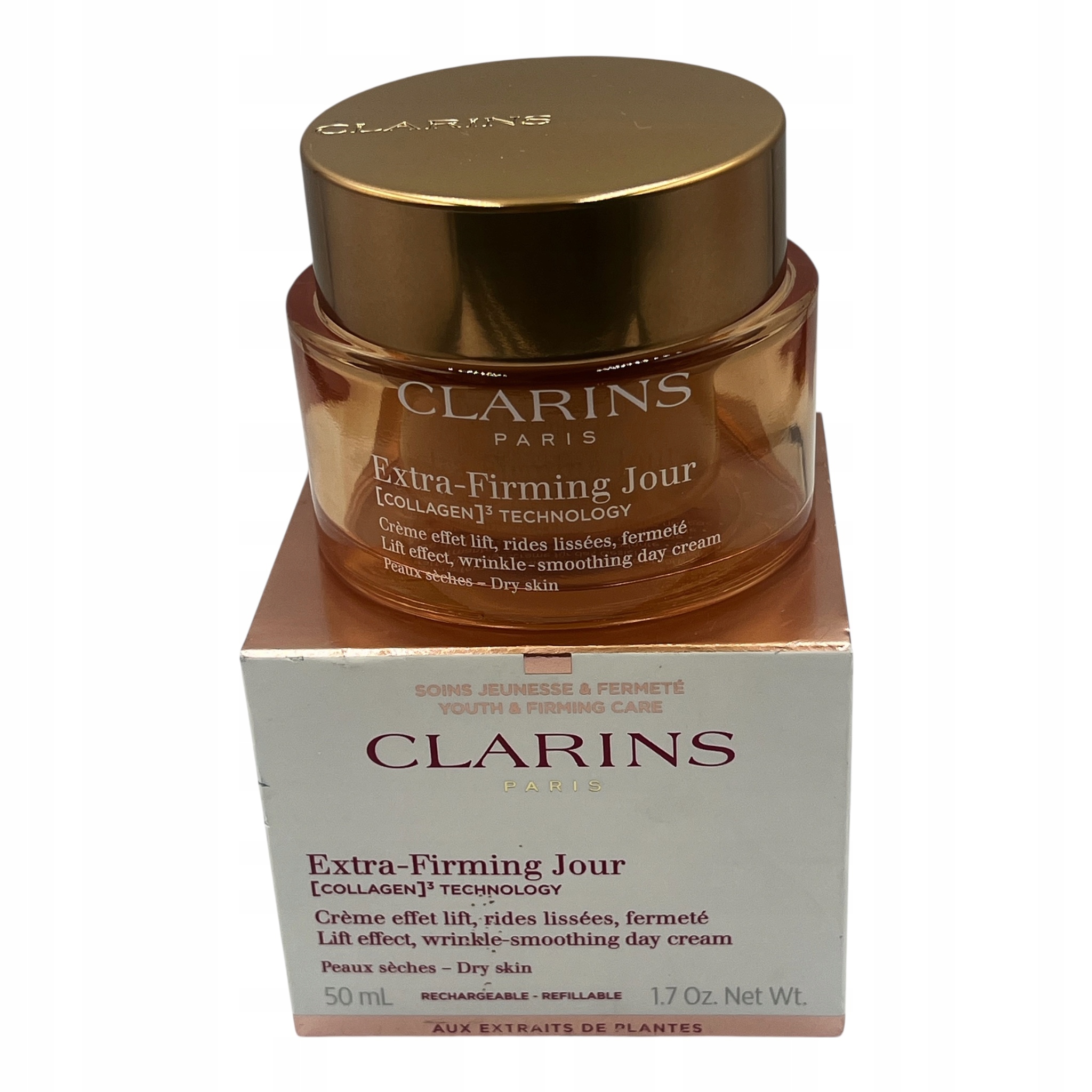 Clarins Extra-Firming Jour 50 ml denní krém pro suchou pleť Originální +dárek