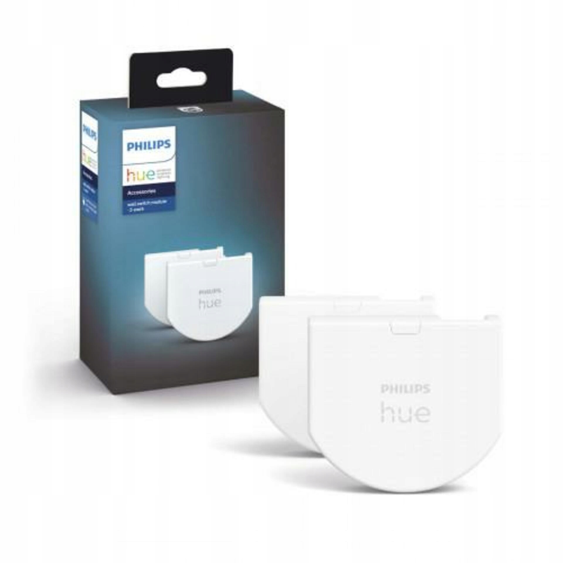 Philips Hue modul nástenného vypínača 2ks, ZigBee, biely, IP20, set 2ks