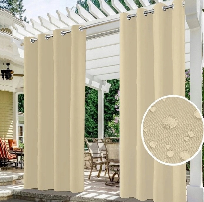 ZASŁONY OGRODOWE 155x220 DO ALTANY TARASU OGRODU Długość 2.2 m