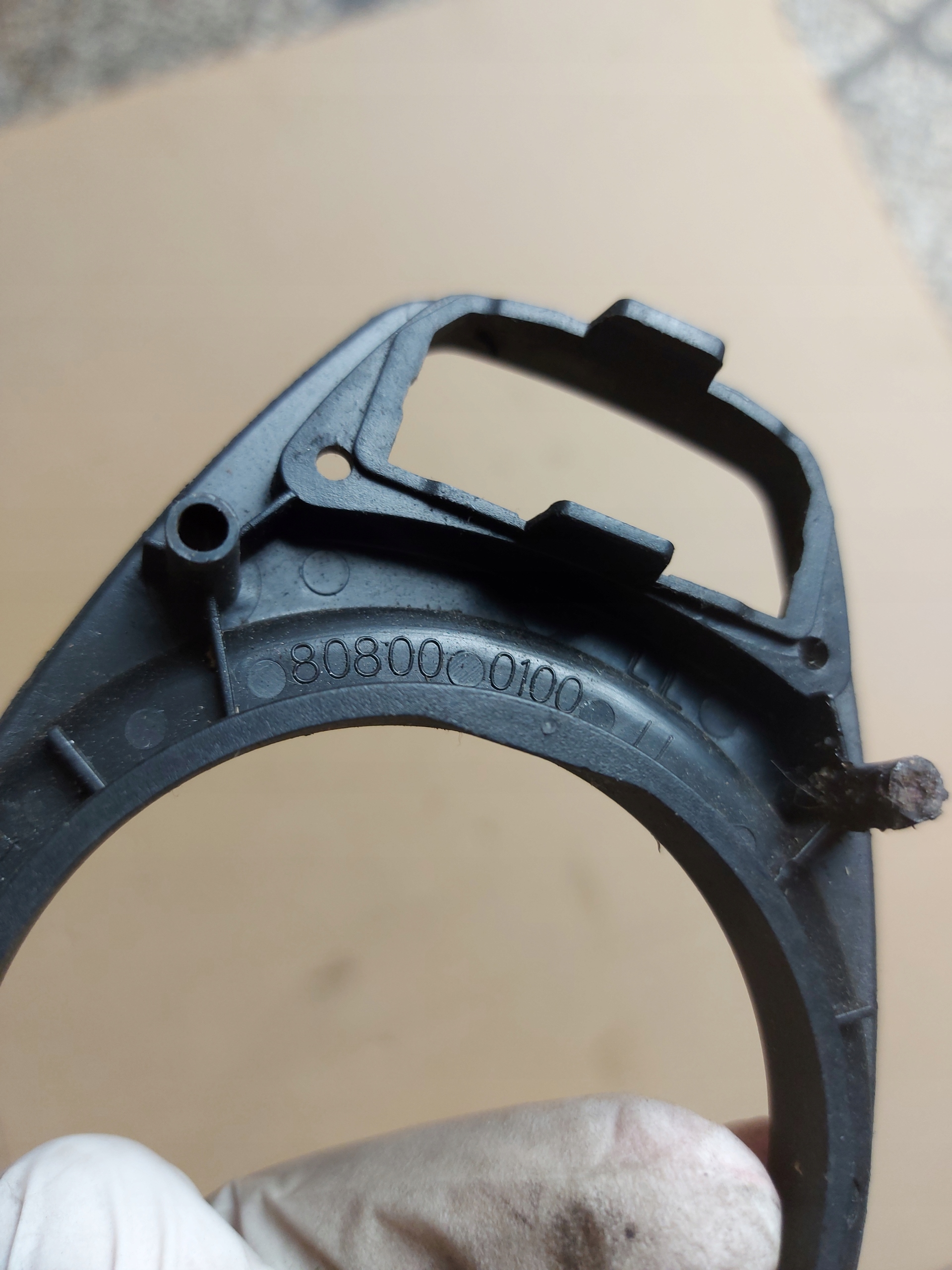 cover spoiler PRZELACZNIKA IDRIVE BMW 6 E63 E64 OE