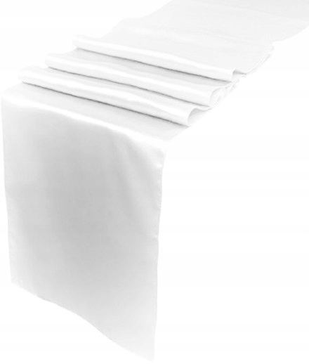 

Satyna gładka Biała wstążka Ślub Komunia 16cm x 9m