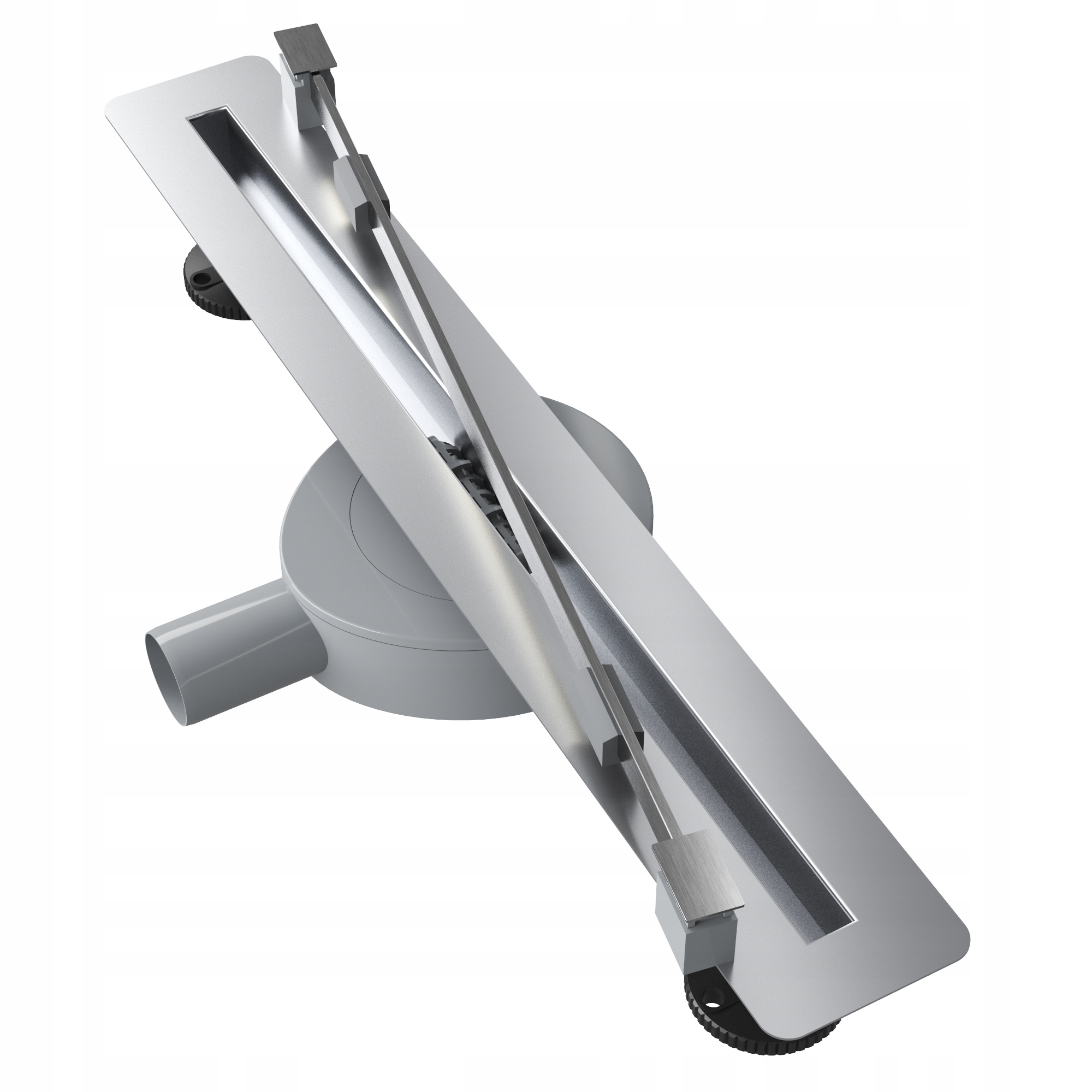 Lineárny Odtok Pod Dlažbu 50 cm Stal Sprchová Vanička Syfon Luno Inox