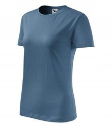 

Klasyk koszulka damska Basic -malfini- denim S
