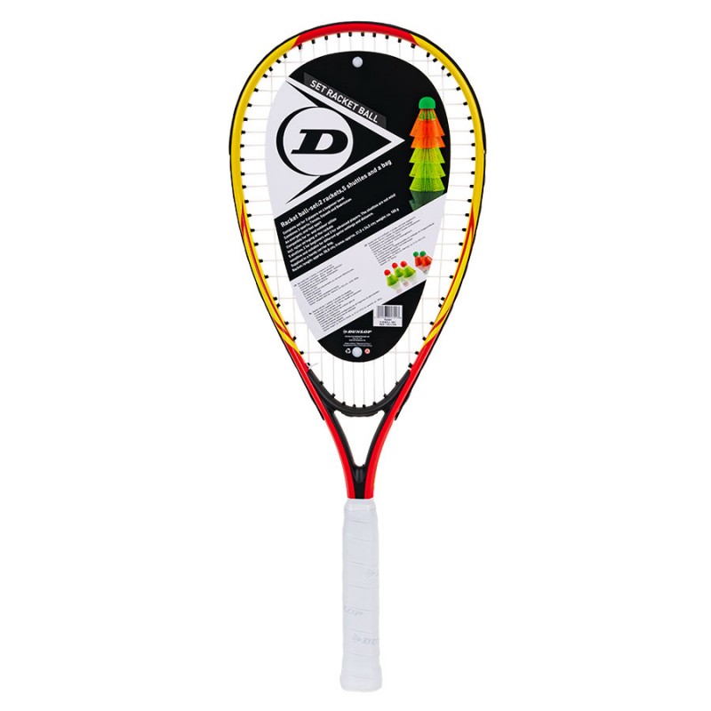 ZESTAW DUNLOP Racketball crossminton 2x RAKIETY LOTKI ETUI speed badminton EAN (GTIN) 045566917218
