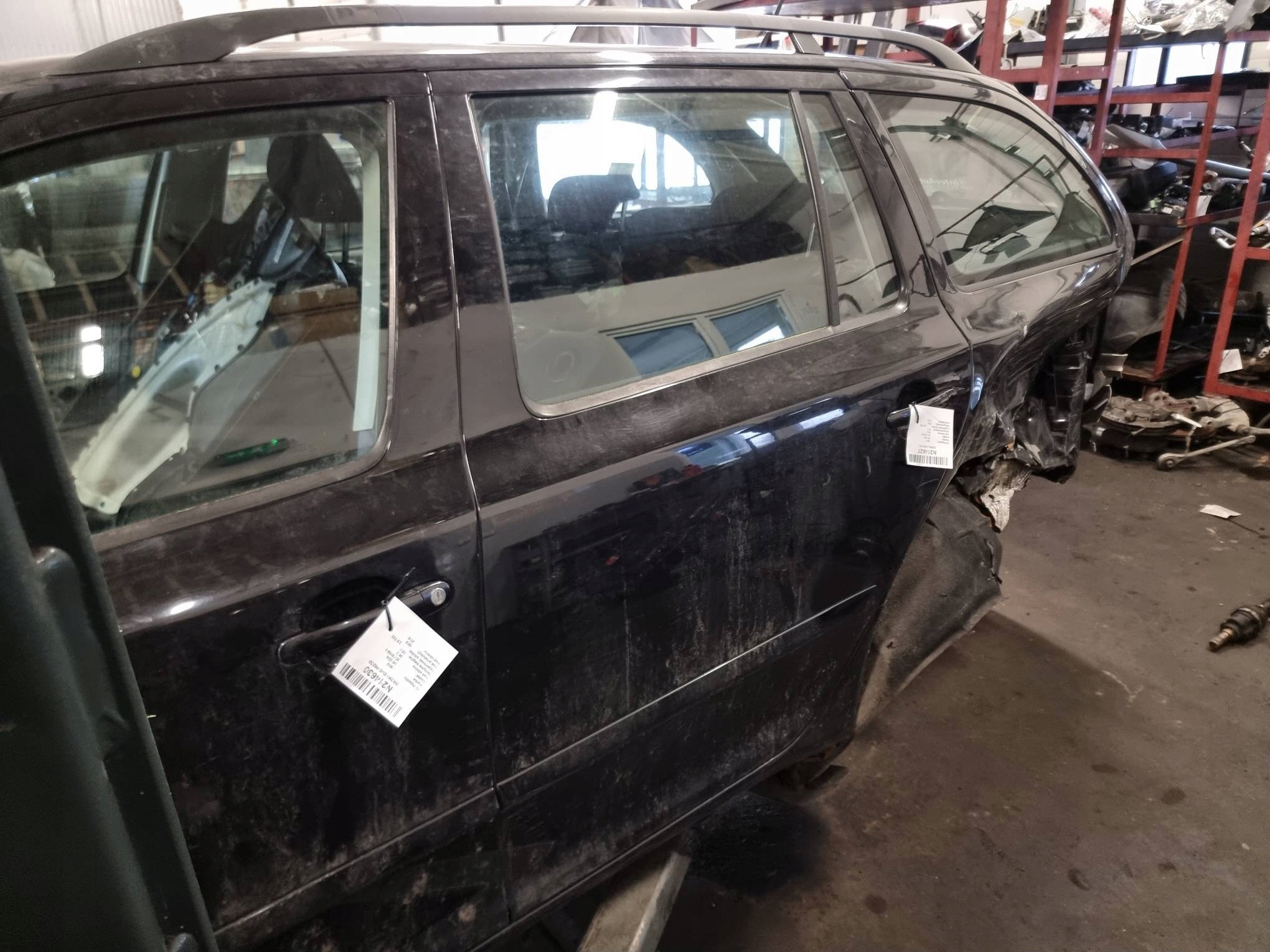 Tür links heck LF9R SKODA OCTAVIA II