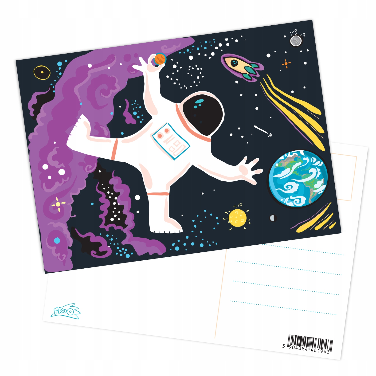 Pocztówka Kosmonauta