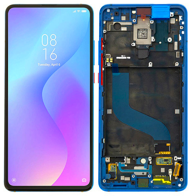 Oled displej pro Xiaomi Mi 9T LCD displej Rámeček Modrý