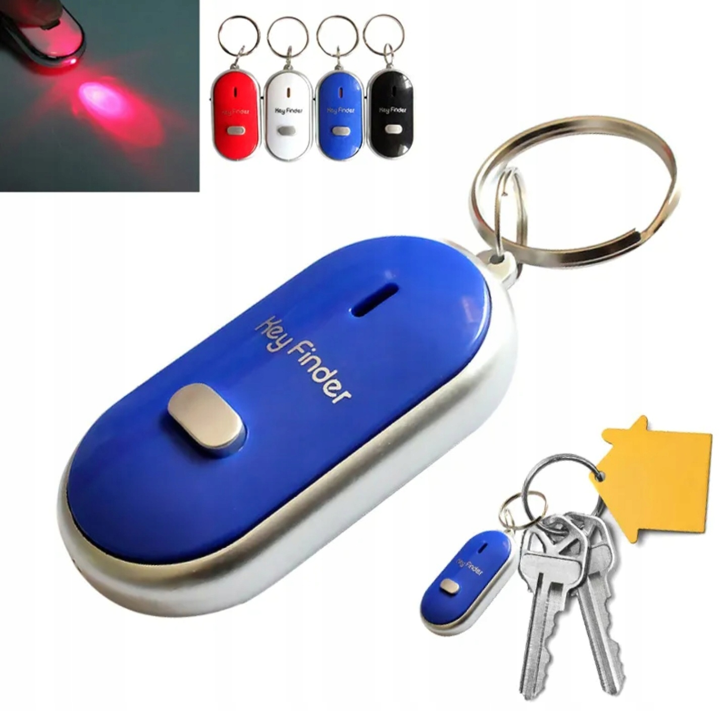 

Lokalizator Kluczy Brelok Laser Na Gwizd Keyfind
