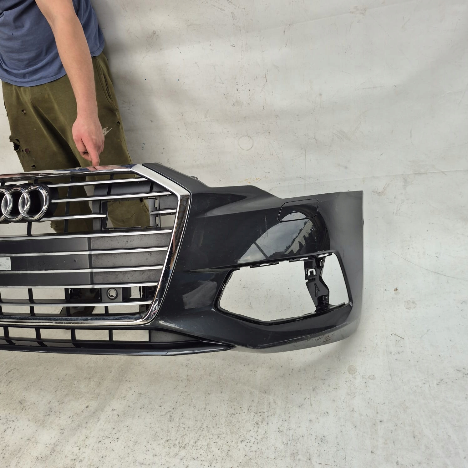 AUDI A6 C8 4K 18-25 bumper front front washer PDC