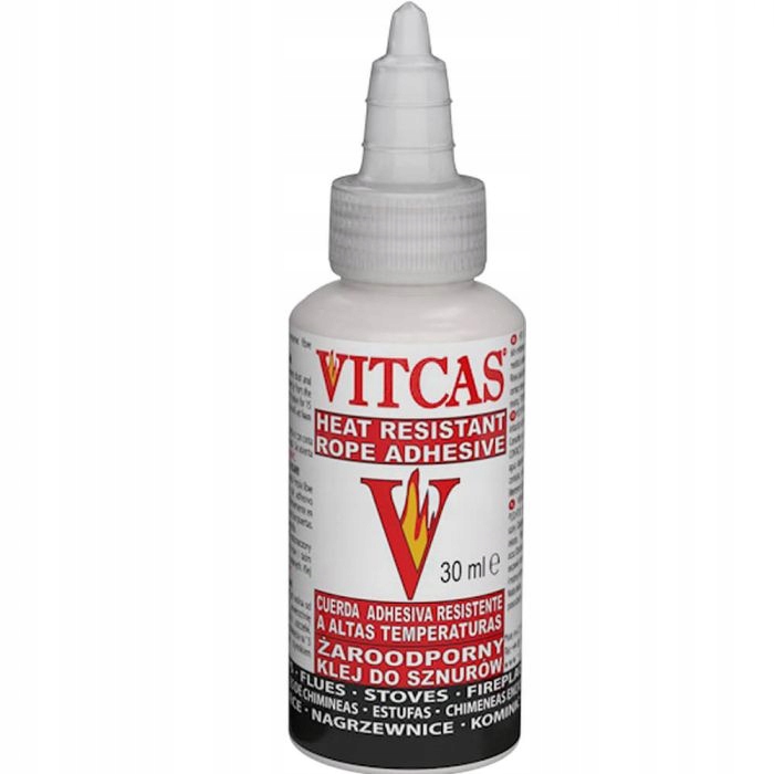 

Vitcas Żaroodporny klej do sznurów Biały 30ml