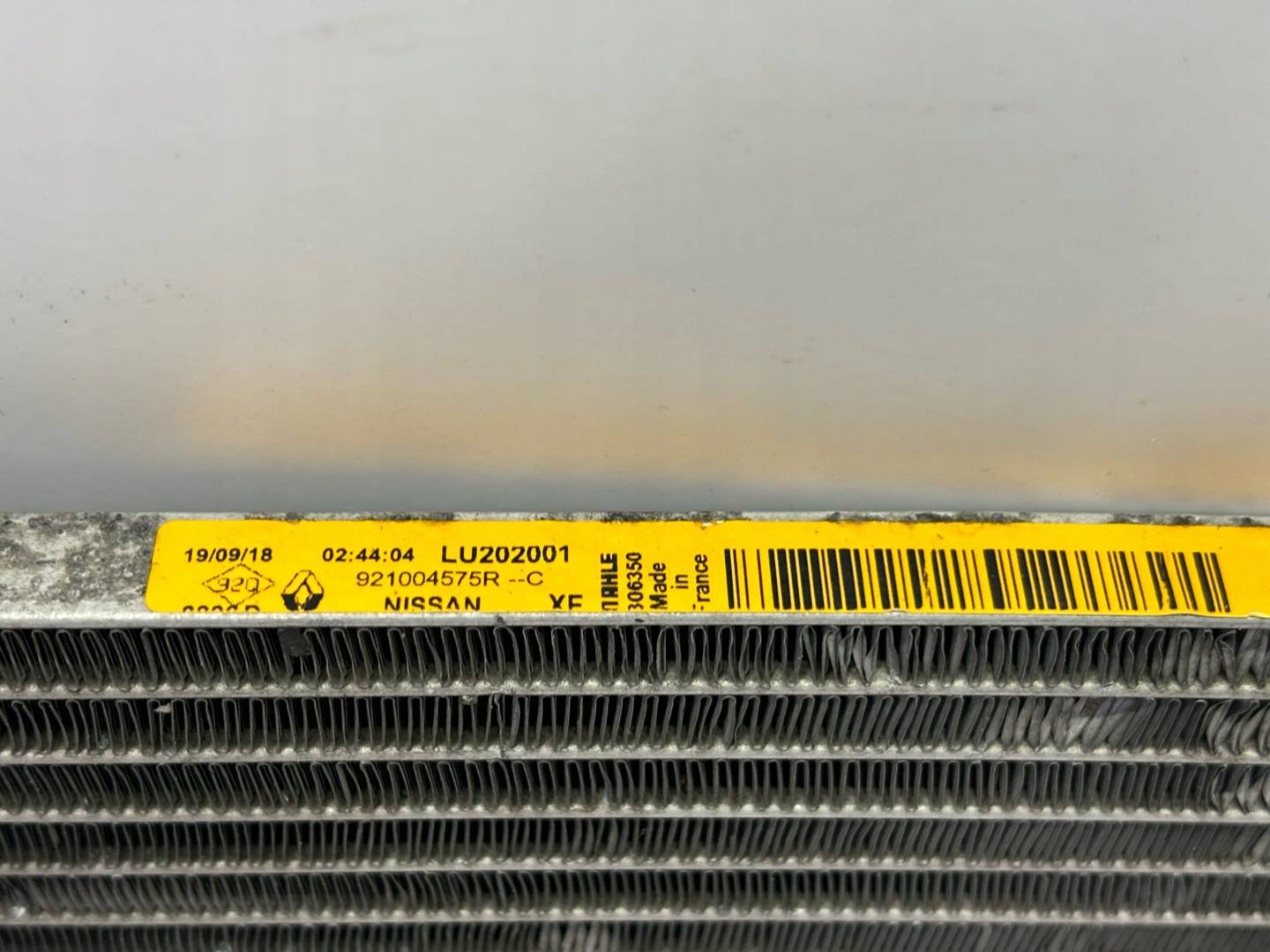 Radiateur climatisation Renault Kadjar 2018 921004575R