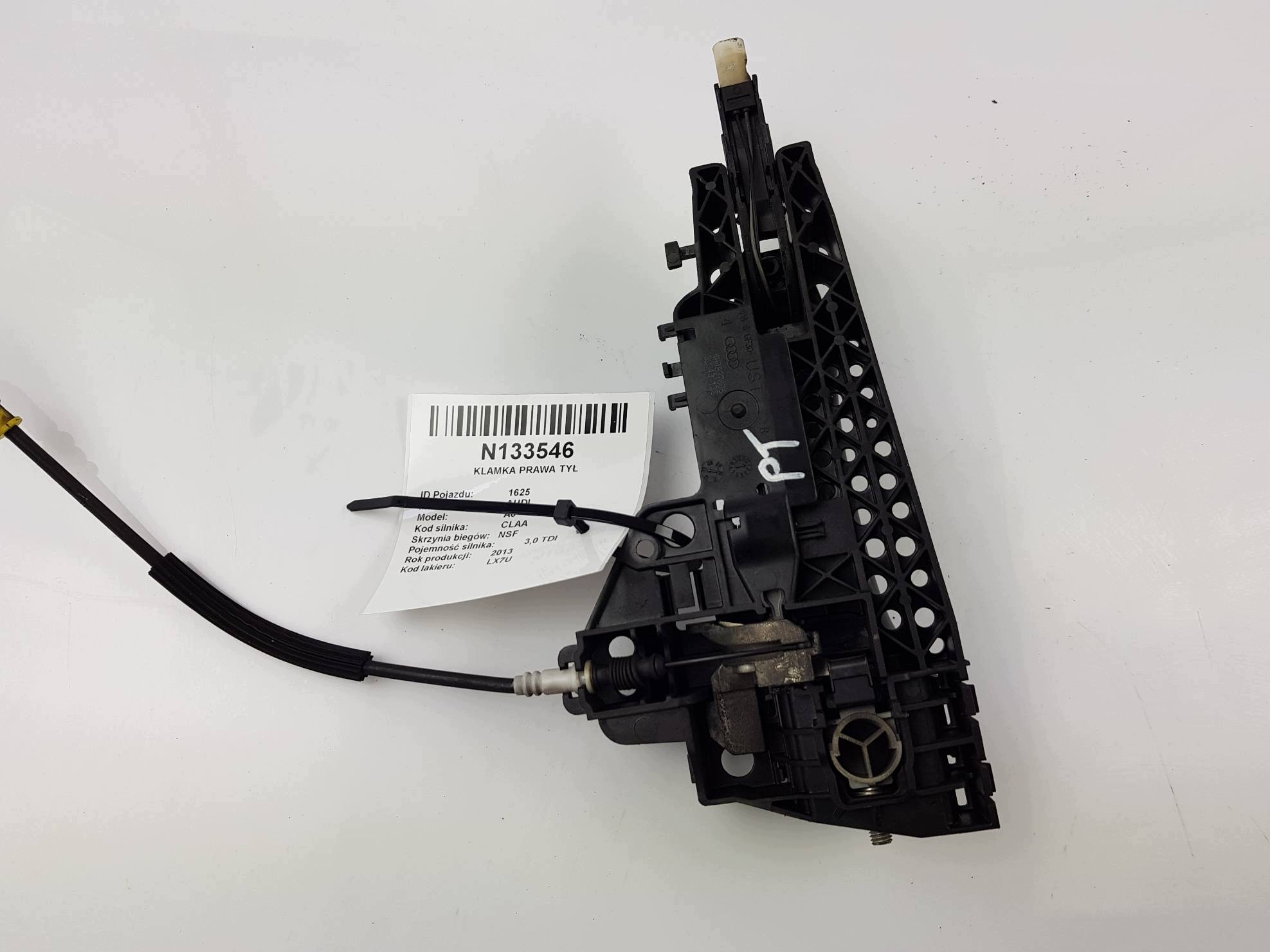 handle right rear part 4H0837836 KEYLESS AUDI A6 C7
