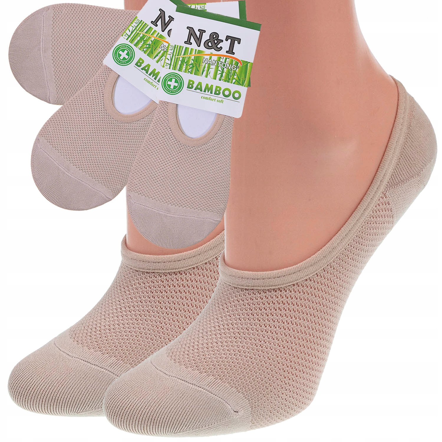 

Stopki Balerinki bambusowe damskie 3 pary 35-38