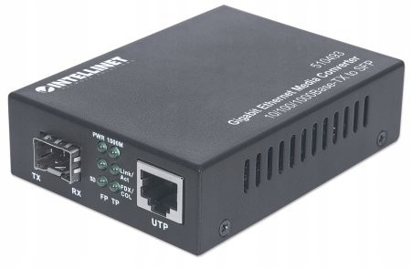 Intellinet Mediálny konvertor 10/100/1000BASE-TX slot Sfp Gbic