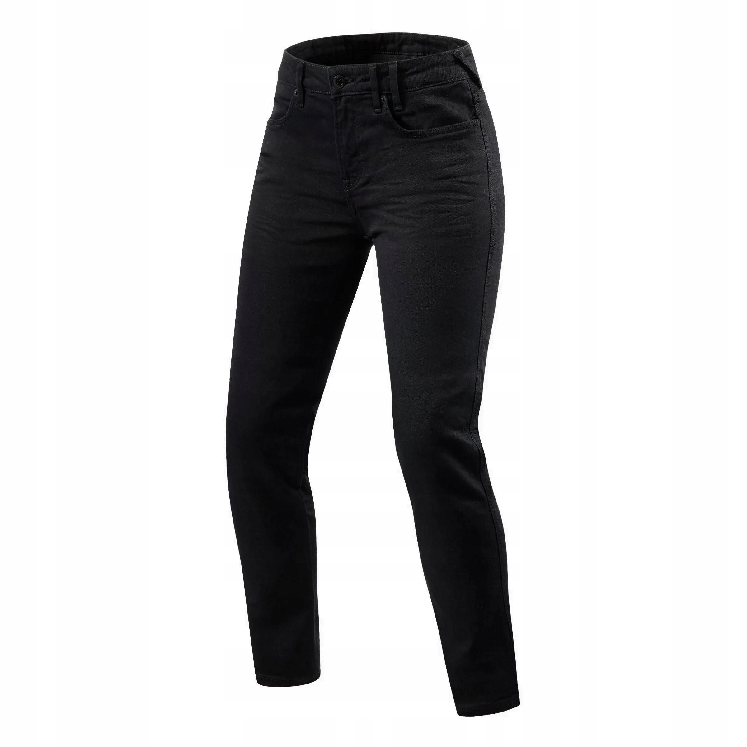 Rev'it Maple 2 Sk Lady Black Nohavice Jeans Moto