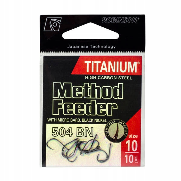 Haczyk Titanium Method Feeder 504 (10 szt.), rozm. 16 Robinson