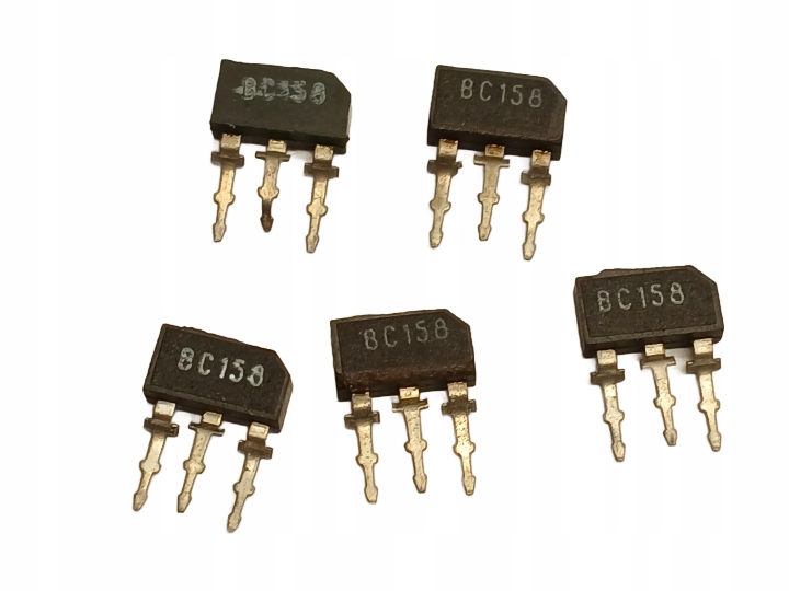 Tranzystor Pnp BC158 100mA 30V Unitra Cemi 5 sztuk