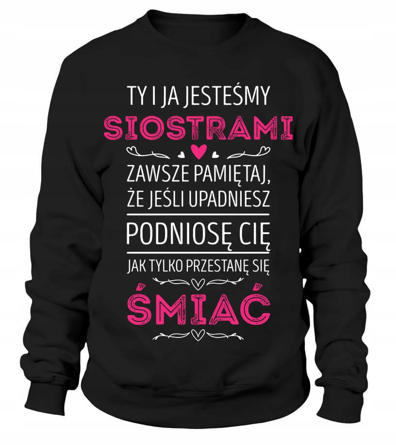 Dámská Mikina We Are Sisters S černá, Dárek Pro Ni